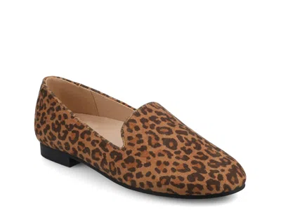 Journee Womens Ishani Medium And Wide Width Career Ballet Flats In Multi
