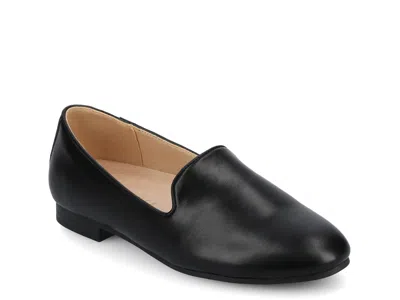 Journee Womens Ishani Medium And Wide Width Career Ballet Flats In Black