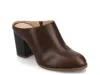 Journee Womens Kendra Open Heeled Pumps In Brown