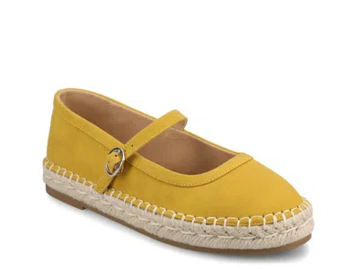 Journee Kenzie Espadrille Flat In Orange