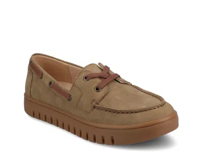 Journee Marion Boat Shoe In Brown