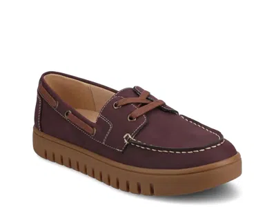 Journee Marion Boat Shoe In Brown