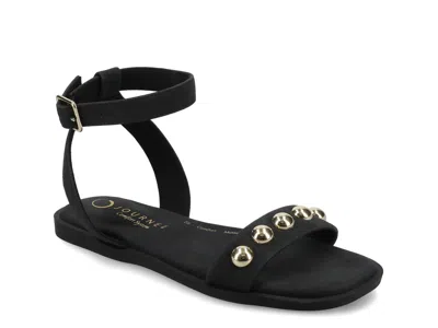 Journee Primrose Sandal In Black