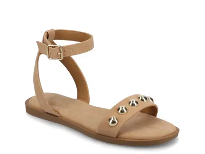 Journee Primrose Sandal In Brown
