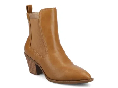 Journee Rosemary Bootie In Brown