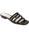 Journee Signature Cenci Strappy Slide Sandal In Black