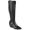 Shop Journee Extra Wide Calf Women's Genuine Leather Tru Comfort Foam Pryse Boot In Black