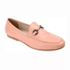 Journee Signature Giia Womens Moc Closed Toe Loafers In Pink