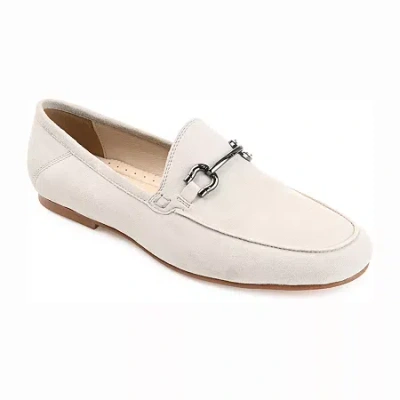 Journee Signature Giia Womens Moc Closed Toe Loafers In Sand