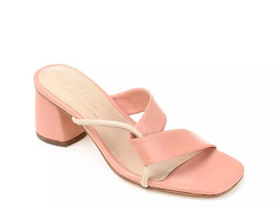 Journee Signature Jossette Sandal In Pink