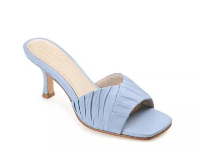 Journee Signature Juliette Sandal In Blue