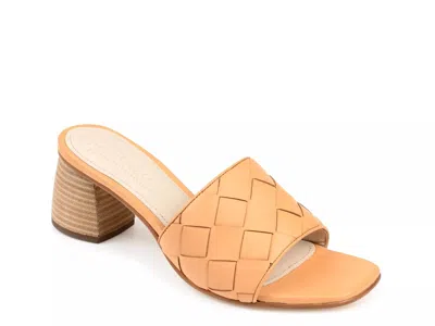 Journee Signature Kellee Sandal In Brown