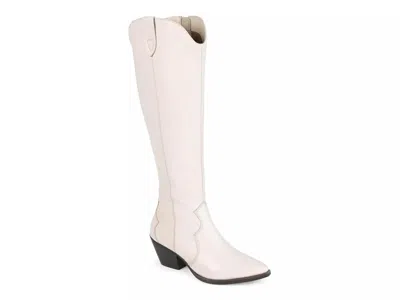Journee Signature Pryse Boot In White