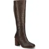 Journee Signature Tamori Leather Boot In Brown