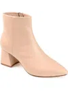 Journee Signature Tabbie Pointed Toe Bootie In Brown