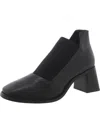 Journee Signature Women's Stylla Stretch Vamp Block Heel Shooties In Black