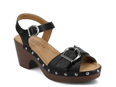 Journee Sisilia Platform Sandal In Black