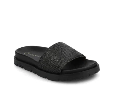 Journee Starr Sandal In Black