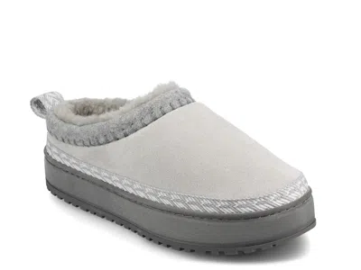 Journee Tarika Platform Slipper In Gray
