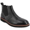 Journee Thomas & Vine Ventura Tru Comfort Foam Plain Toe Chelsea Boot In Black