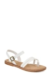 Journee Vasek Strappy Flat Sandal In White