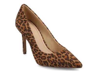 Journee Venus Pump In Animal Print