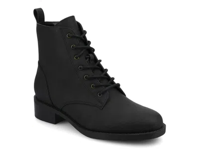 Journee Wide Width Kodah Bootie In Black