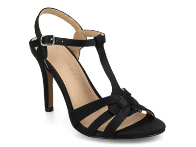 Journee Wide Width Valry Sandal In Black