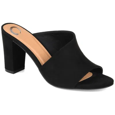 Journee Women & Apos;s Allea Medium And Wide Width Dress Sandals In Black