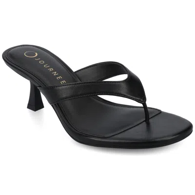 Journee Women & Apos;s Danielle Kitten Sandals In Multi