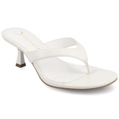 Journee Women & Apos;s Danielle Kitten Sandals In Multi