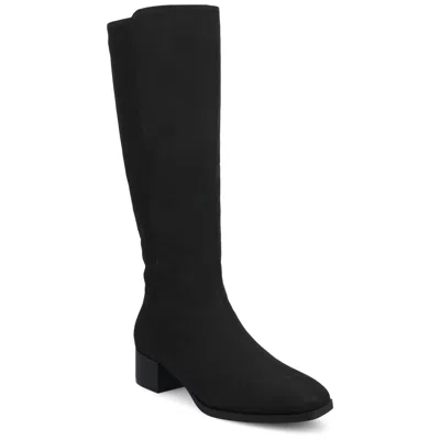 Journee Women & Apos;s Devri Wide Calf Boots In Black