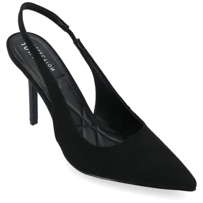 Journee Women & Apos;s Elenney Medium And Wide Width Pumps In Black