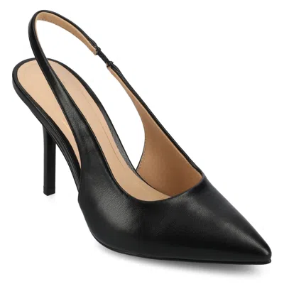Journee Women & Apos;s Elenney Medium And Wide Width Pumps In Black