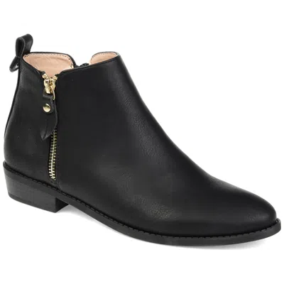 Journee Women & Apos;s Ellis Medium And Wide Width Booties In Black