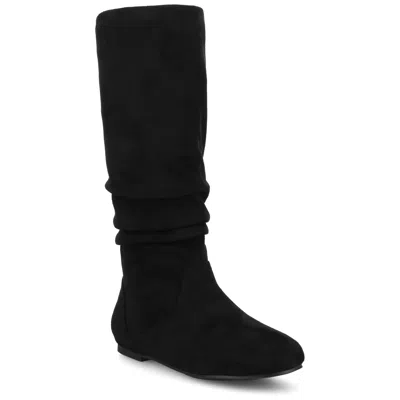 Journee Women & Apos;s Jayne Medium And Wide Width Boots In Black