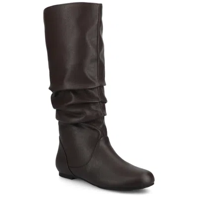 Journee Women & Apos;s Jayne Medium And Wide Width Boots In Black