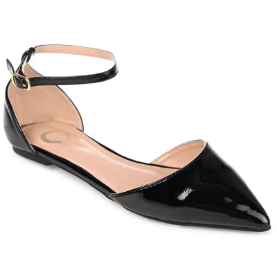 Journee Women & Apos;s Reba Medium And Wide Width Flats In Black