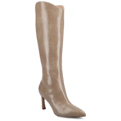 Journee Women & Apos;s Rehela Medium And Wide Width Boots In Brown