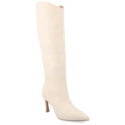 Journee Women & Apos;s Rehela Medium And Wide Width Boots In Neutral