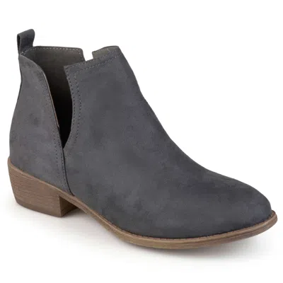 Journee Women & Apos;s Rimi Medium And Wide Width Booties In Gray