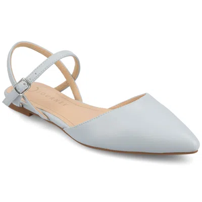 Journee Women & Apos;s Supernatural Shades Martine Medium And Wide Width Flats In Blue