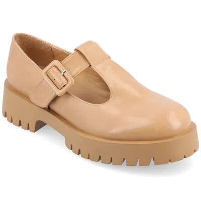 Journee Women & Apos;s Suvi Mary Jane In Brown