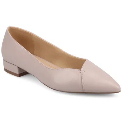 Journee Women's Carmin Medium And Wide Width Dress Flats In Blue