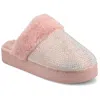 Journee Women's Emmber Slippers In Pink