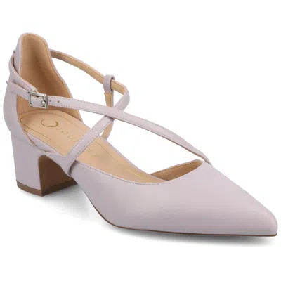 Journee Women's Galvinn Medium And Wide Width Pumps In Blue