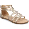 Journee Women's Genneva Medium And Wide Width Flat Sandals In White