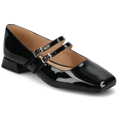 Journee Women's Gredah, Mary Jane Medium And Wide Width Dress Flats In Black