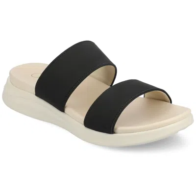 Journee Women's Janis Sandals In Black