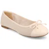 Journee Women's Kaiah Ballet Medium And Wide Width Dress Flats In Multi
